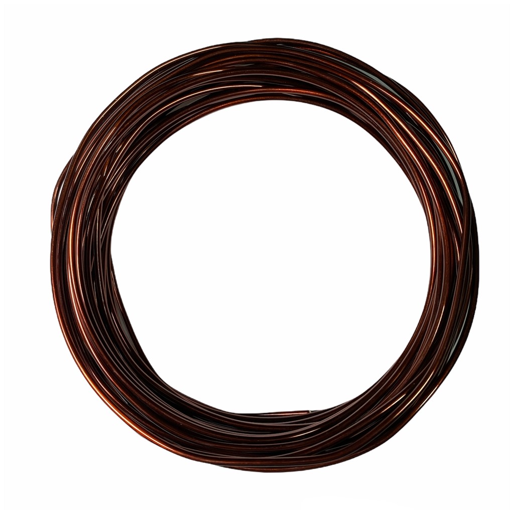 Arame para bonsai 2,052mm 100g arame de aluminio esmaltado n12 AWG12 dobrar plantas e orquideas