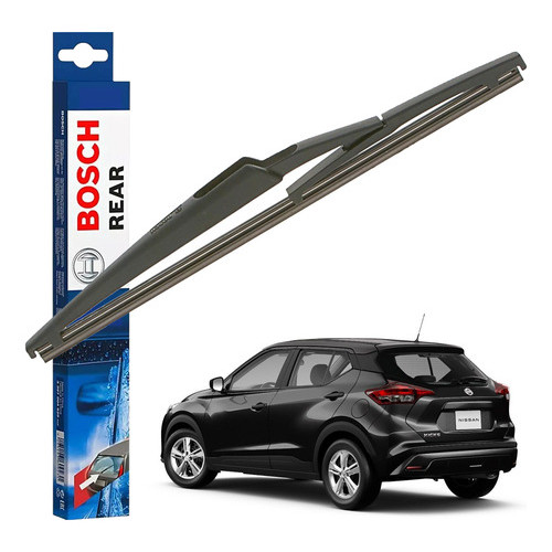 Palheta Traseira Limpador Parabrisa Bosch Kicks 2016 A 2024