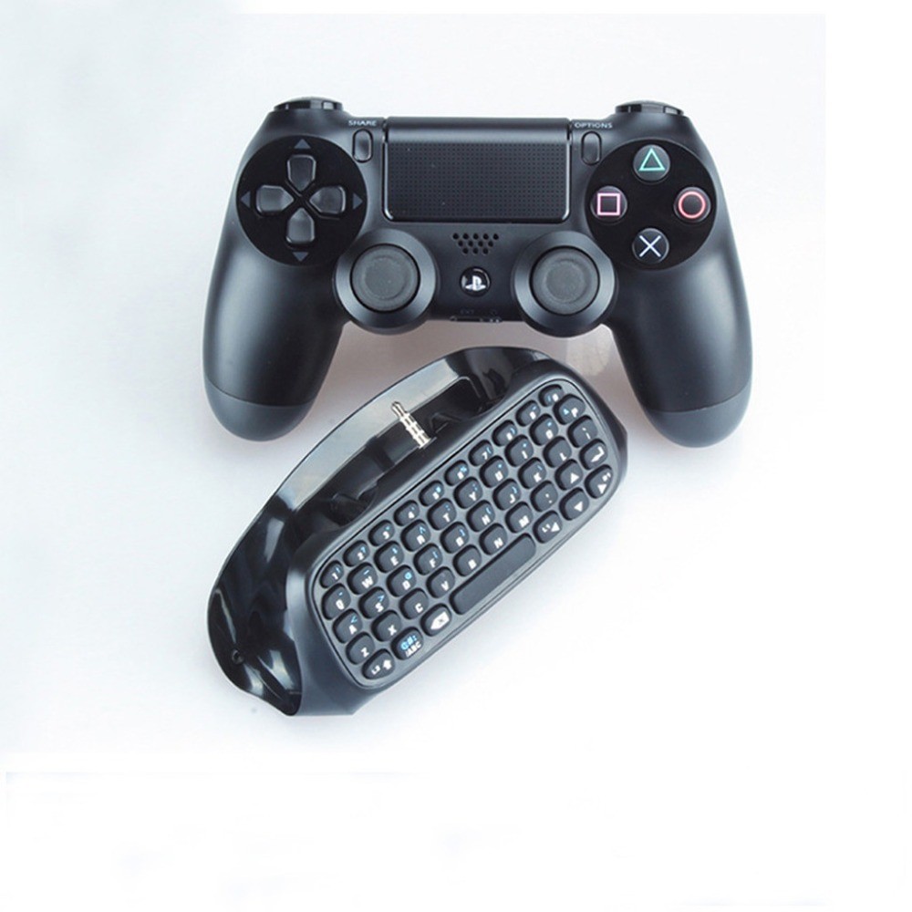 Teclado Sem Fio Bluetooth para PS4/PS4 Slim  | Compacto 1 Mão | 10m Alcance | 20h Bateria