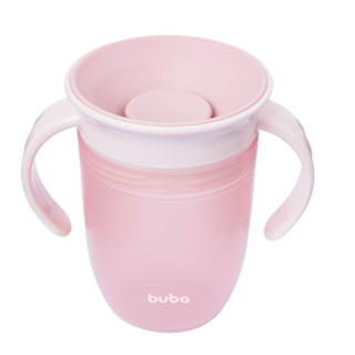 Copo de Treinamento 360° para Bebê com Alça Rosa 19727 - Buba em Oferta na Shopee