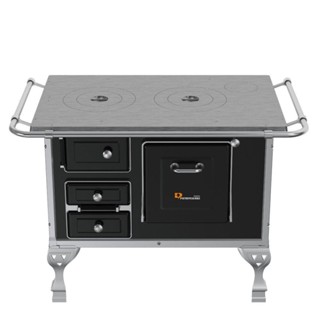 Fogão a Lenha Petrycoski N1 Saída Direita Chapa Ferro Fundido em Oferta na Shopee