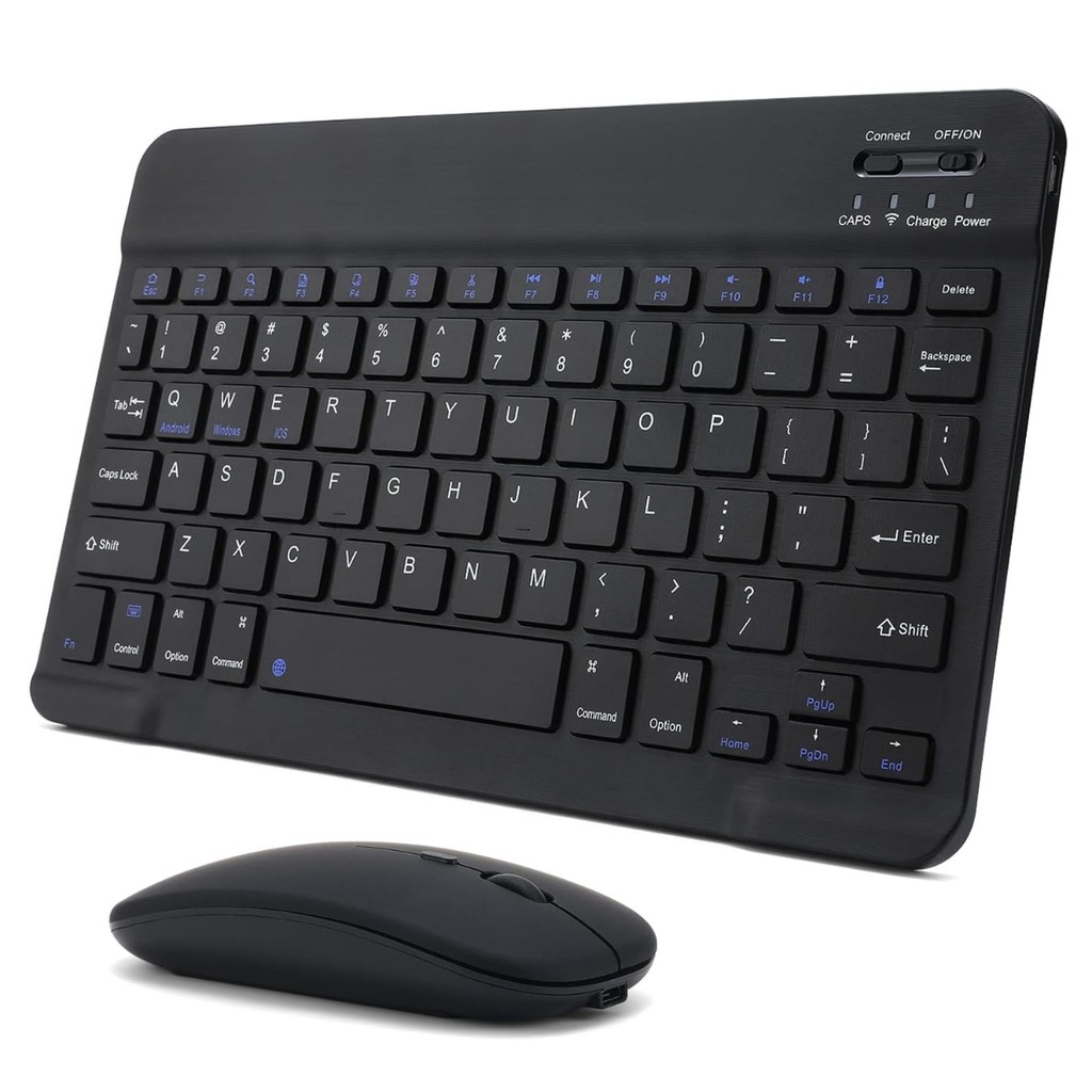 Kit Teclado Com Mouse Bluetooth Para Samsung Tab S10 FE+ 13.1 X620 X626