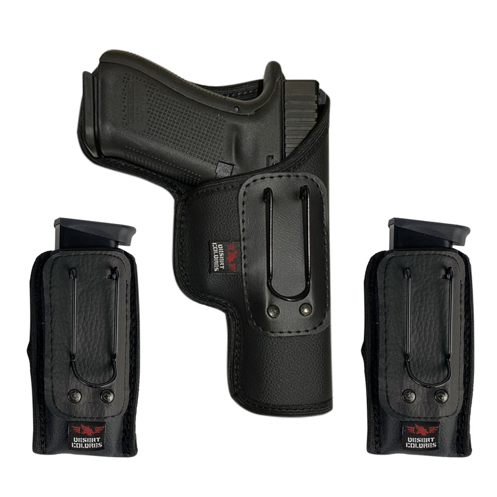 Coldre Velado Pt840, 838, Glock G25 + 2 Porta Carregadores Velado