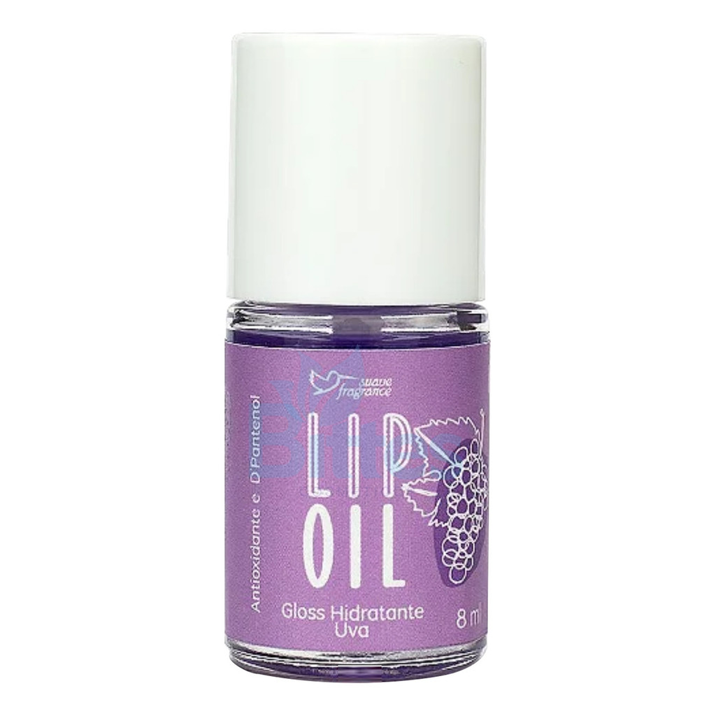 Gloss Hidratante Lip Oil Uva Suave Fragrance Hidratação