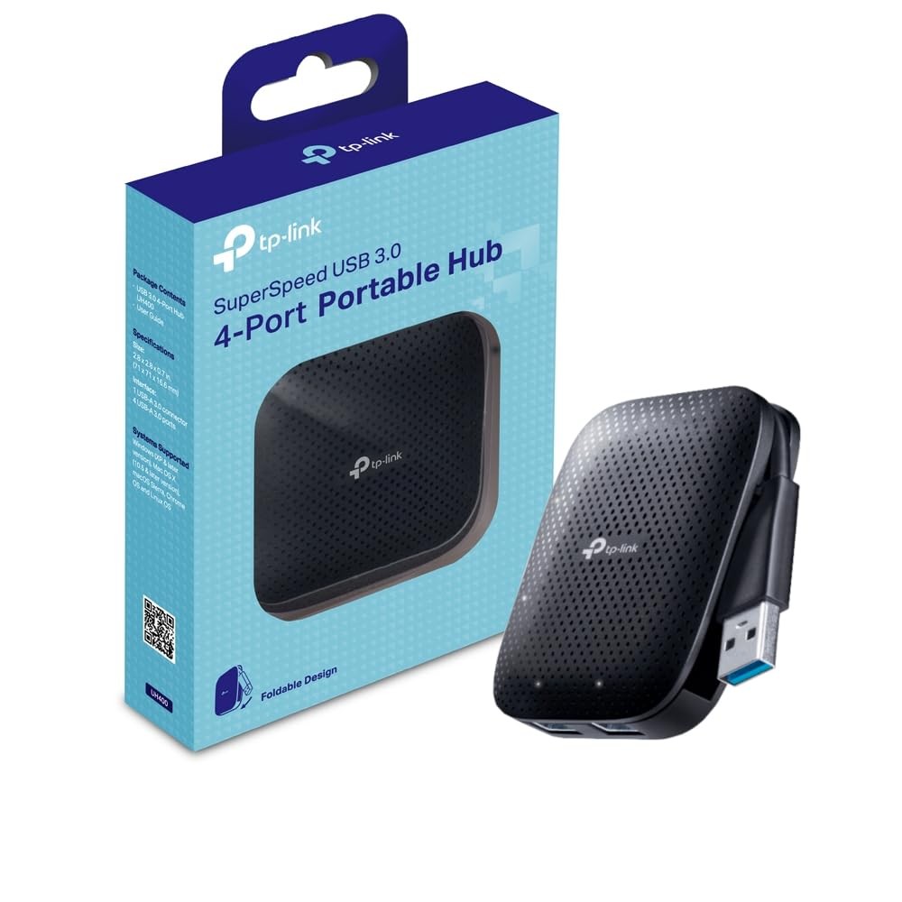 HUB PORTATIL TP-LINK USB 3.0 DE 4 PORTAS UH400