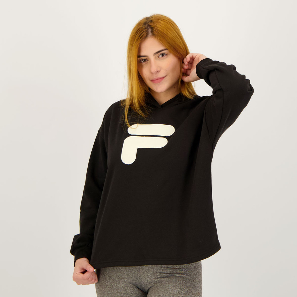 Moletom Fila Carolina Feminino Preto - Women Clothes