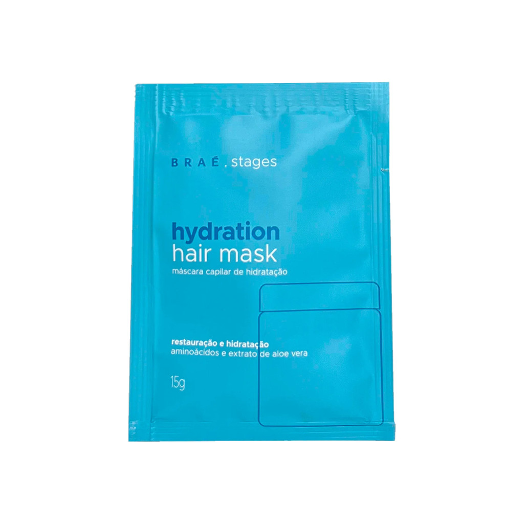 Sachê Braé Stages Hydration/Hidratação Máscara Capilar Condicionante 15G