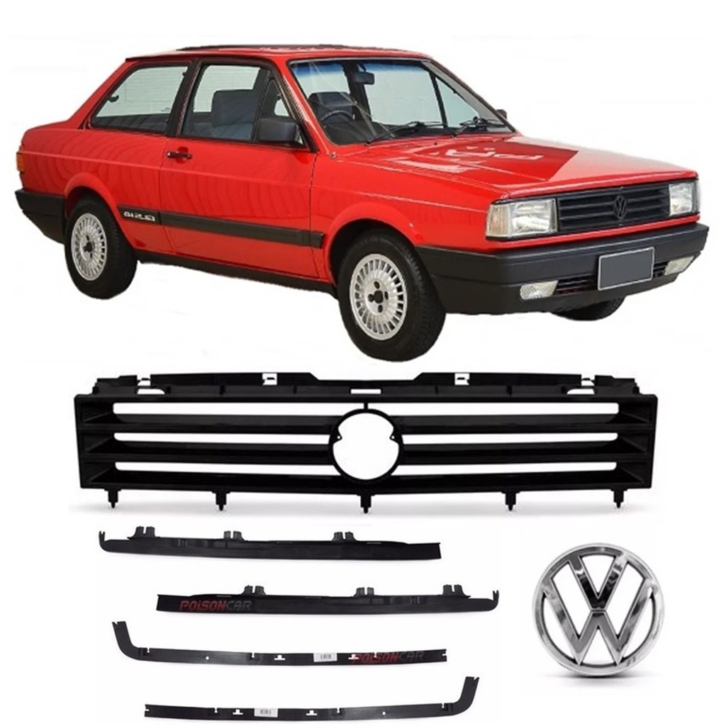Kit Grade Voyage 87 88 89 90 Com Emblema + Frisos
