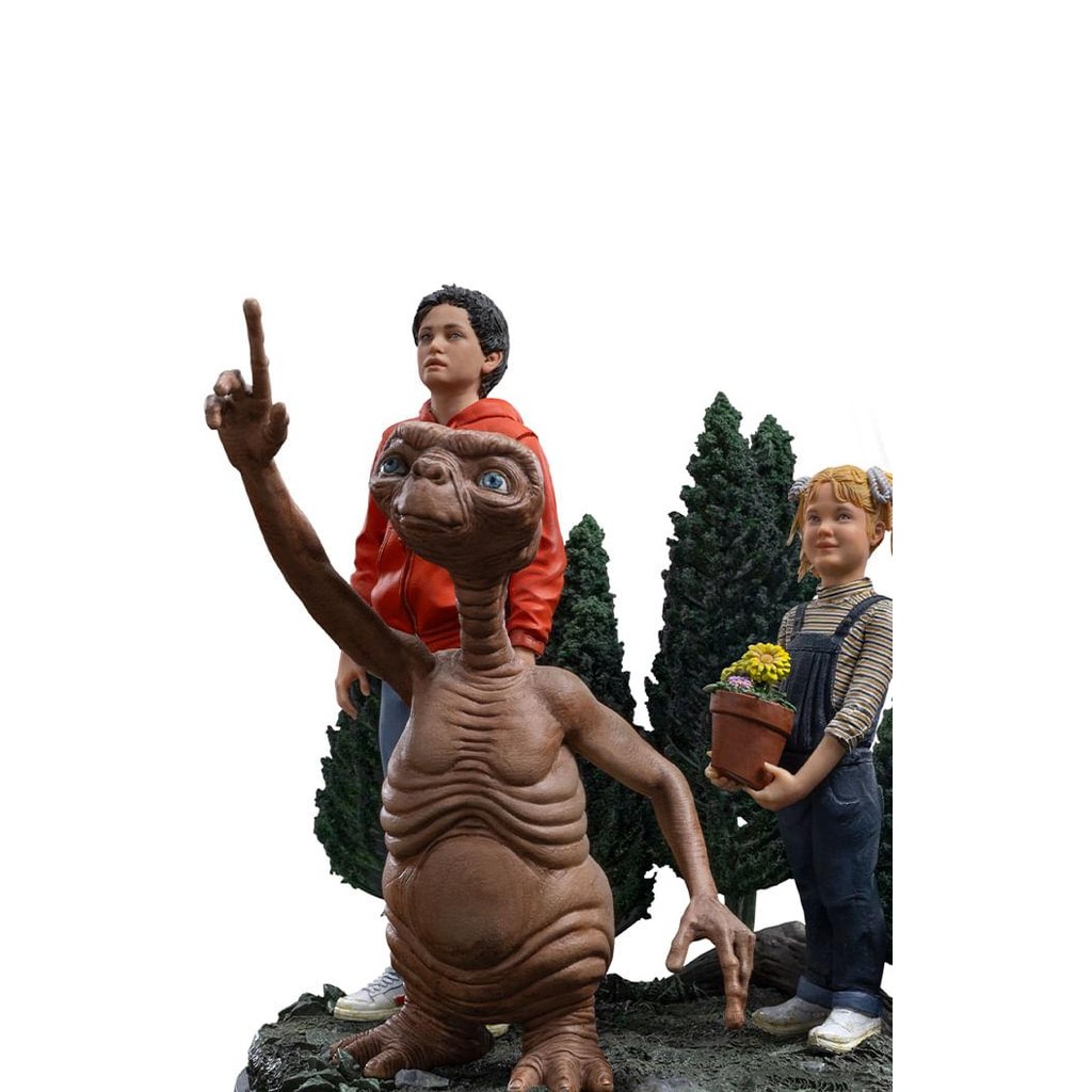 Estátua E.T. Elliot and Gertie Deluxe - E.T. The Extra-Terrestrial - Art Scale 1/10 - Iron Studios - Hobbies & Collections