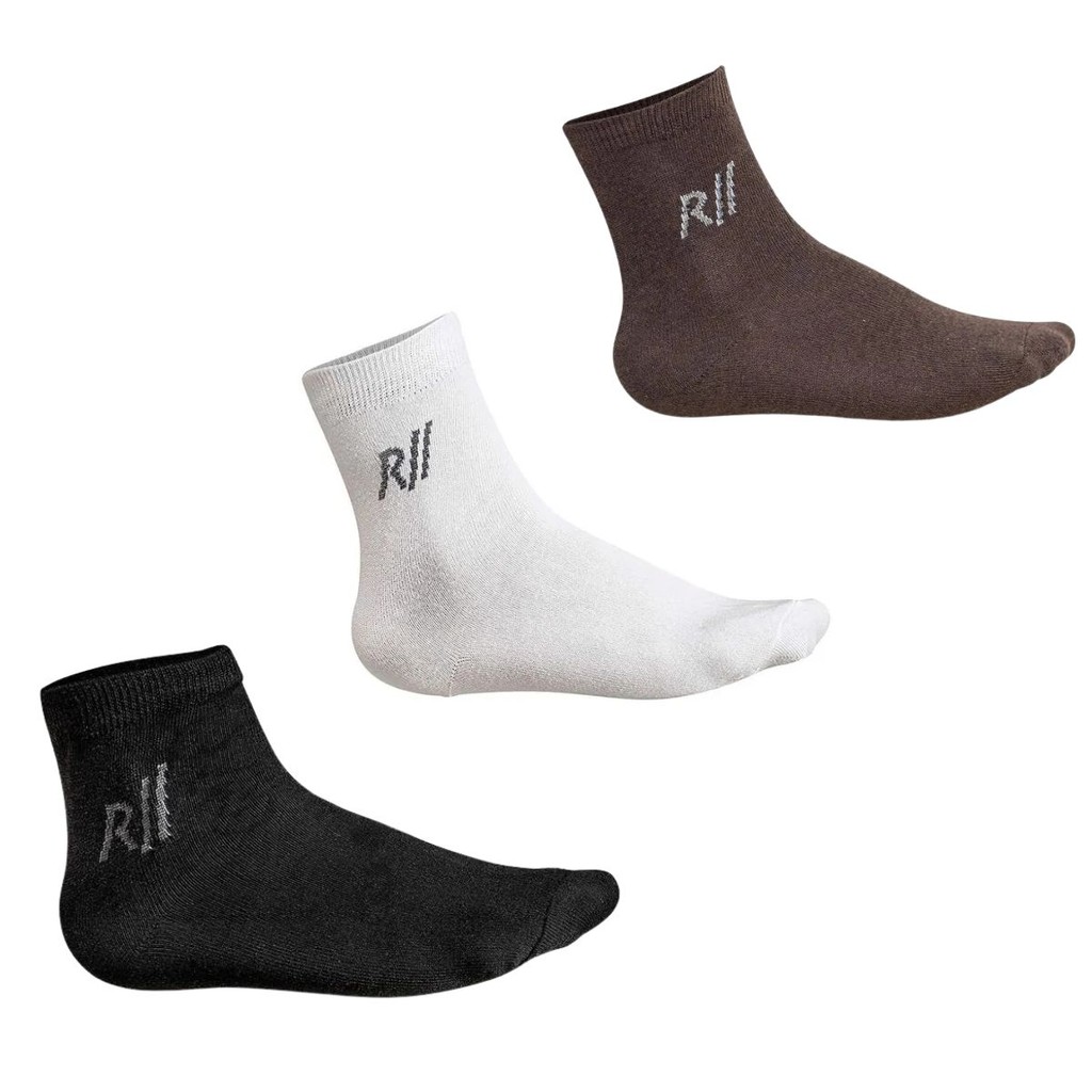 Kit 3 Pares Meia Clássica Social Masculina Rafarillo