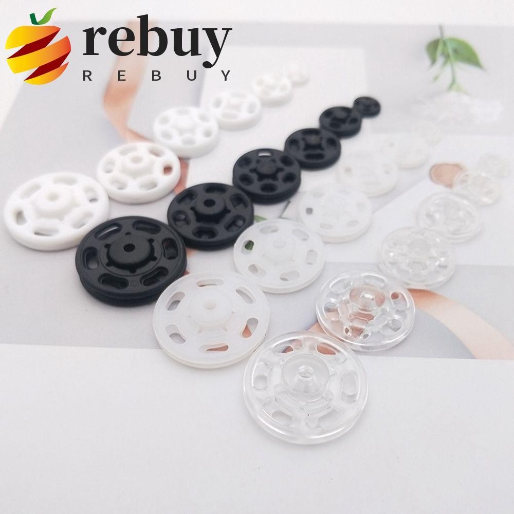 REBUY1 Fixador De Plástico Snap 100pcs/pack Acessório Feito A Mão ABS