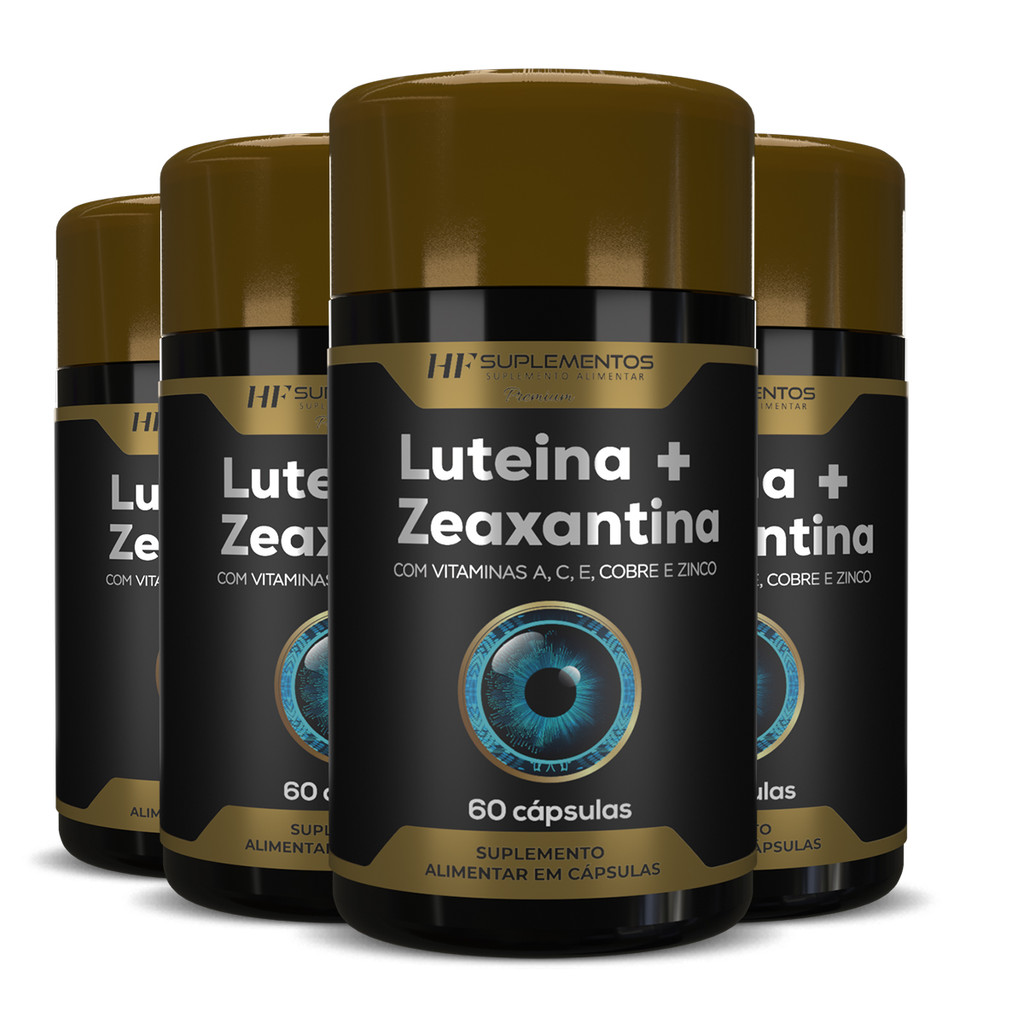 4X LUTEINA 20MG + ZEAXANTINA 3MG VITAMINA A C E SELENIO COBRE