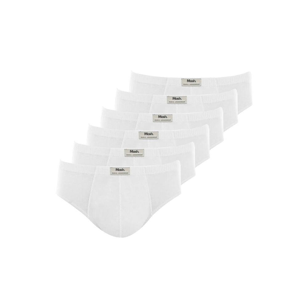 Kit com 6 Cuecas Slip Mash 074.59 Plus Size