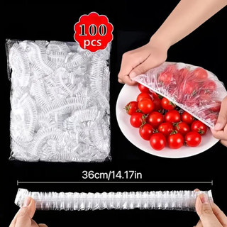Kit 100/200/300/400 Tampas Elásticas Descartáveis Para Alimentos Potes Pratos Geladeira