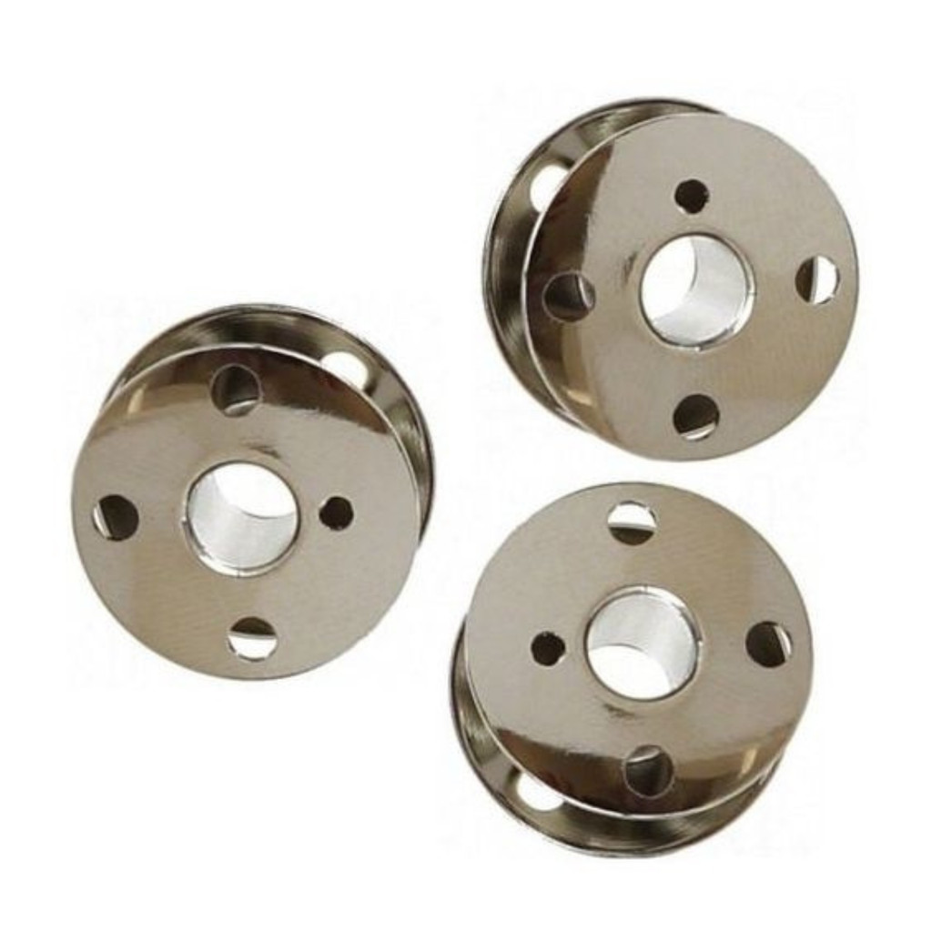 Kit 10 Bobina Carretilha de Metal Baixa Maquina Domestica 172222