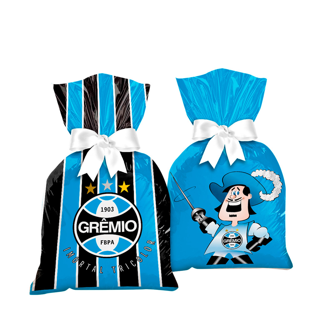 8 Sacolas Surpresa Festa Lembrancinhas Gremio Decoração