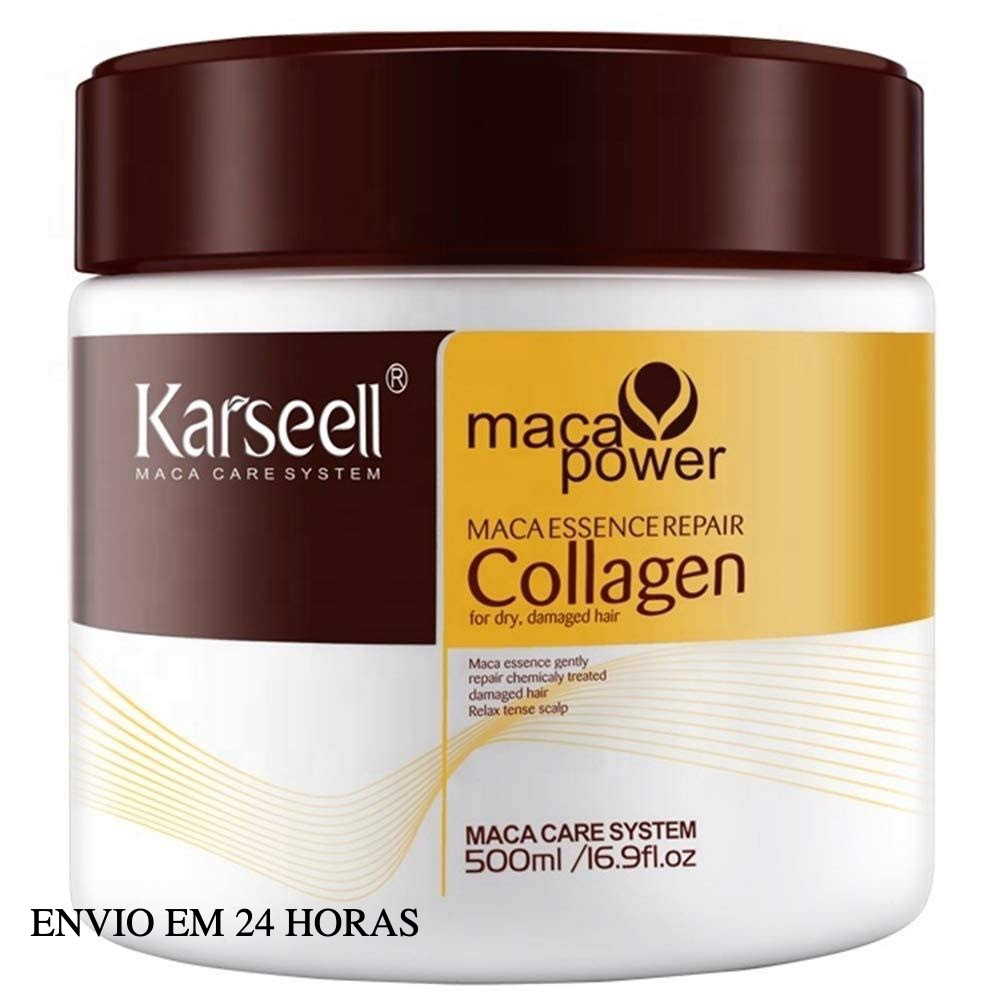 Maca Power Collagen Karseell Máscara De Hidratação Profunda 500ml. ENVIO IMEDIATO