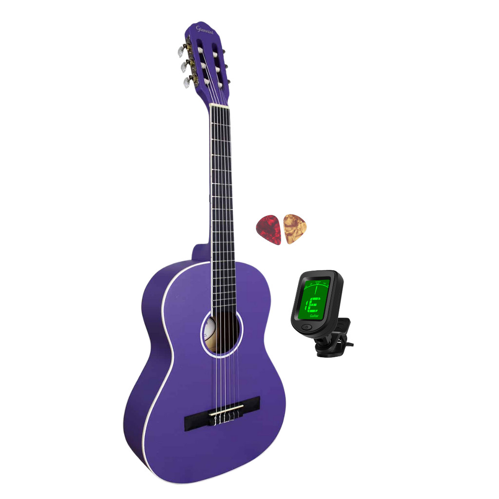 Violão 3/4 Roxo Acetinado de 7 a 12 anos Giannini + Afinador