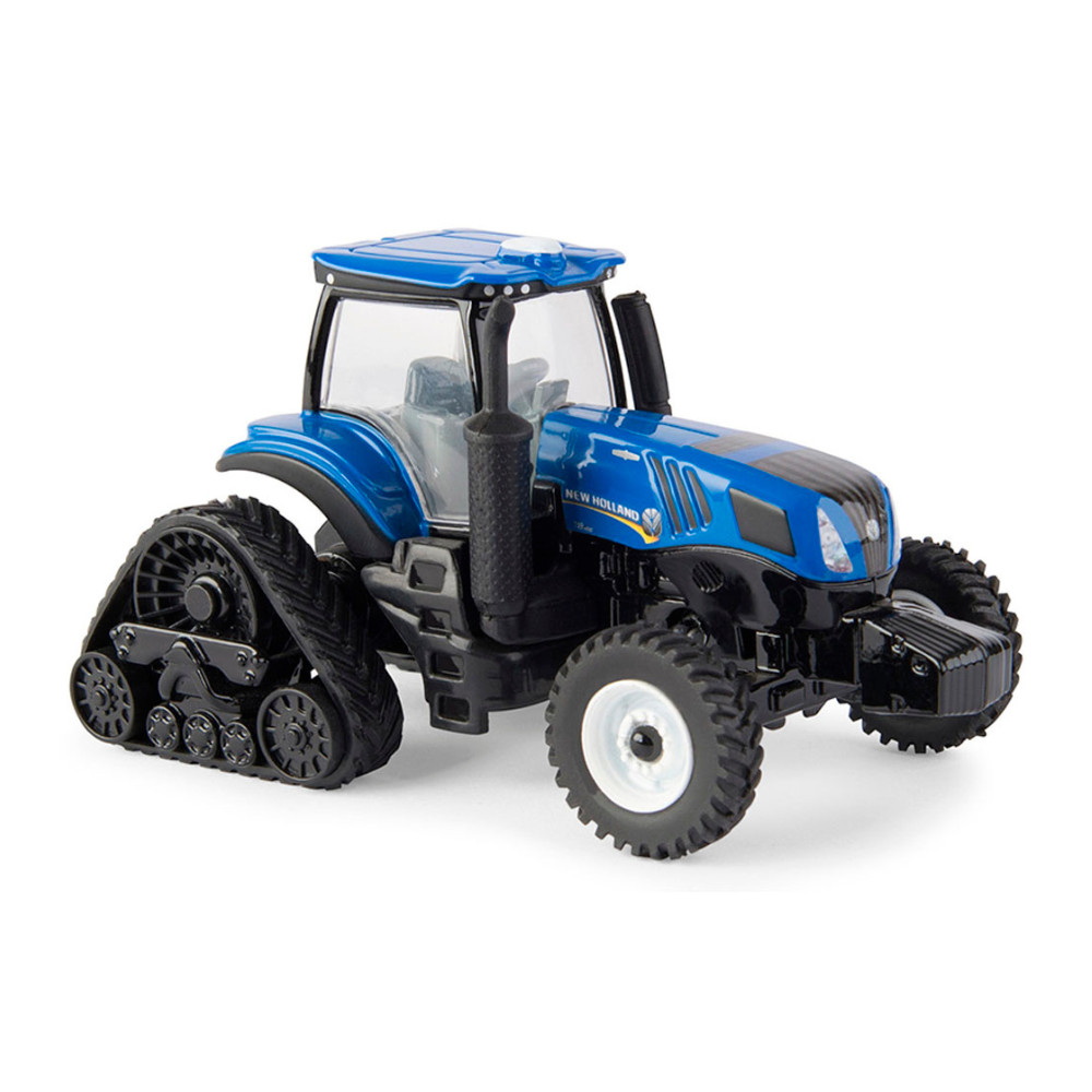 Miniatura Trator New Holland Genesis T8.435 SmartTrax - Esteira - Ertl - 1/64