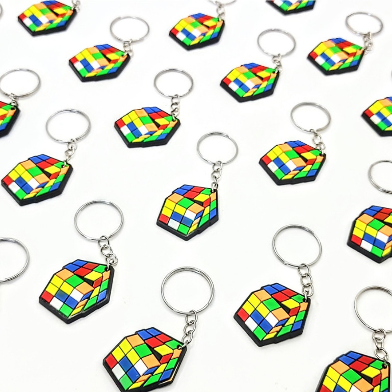 Lembrancinha Cubo Autismo Chaveiro 10un Lembrancinha Concientização