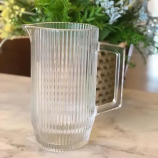 JARRA DE VIDRO GRAFFIATO TRANSPARENTE 1,2L