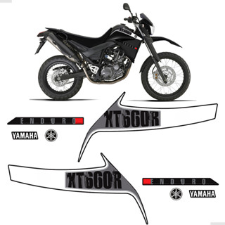 Adesivos Yamaha Xt 660r 2013 Faixa Moto Preta + Emblema Logo em Oferta na Shopee
