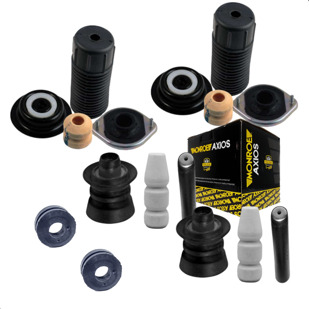 Kit Coxim Batetente do Amortecedor AXIOS GM Celta Corsa Prisma Tigra Dianteiro e Traseiro