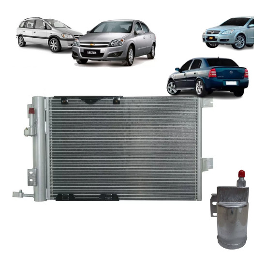 Condensador Gm Vectra 06 Em Diante / Astra / Zafira + Filtro