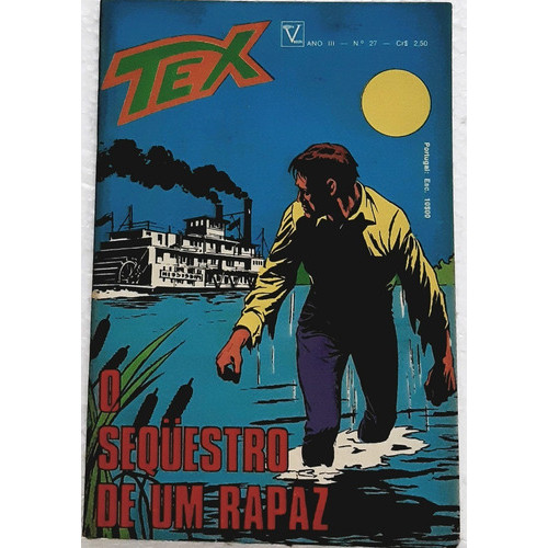 Hq Gibi Tex N° 27 - 1ª Serie - Vecchi - 1972 - Faroeste / Velho Oeste