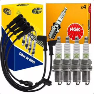 Kit Jogo Cabo E Vela De Ignição Fiat Palio Doblo Punto Idea Fiorino Siena Strada Fire em Oferta na Shopee