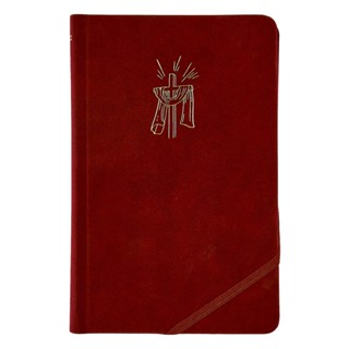 Bíblia Sagrada Slim | NVI | Capa Dura | Com Elástico Transversal |  Luxo Tecido Cereja em Oferta na Shopee