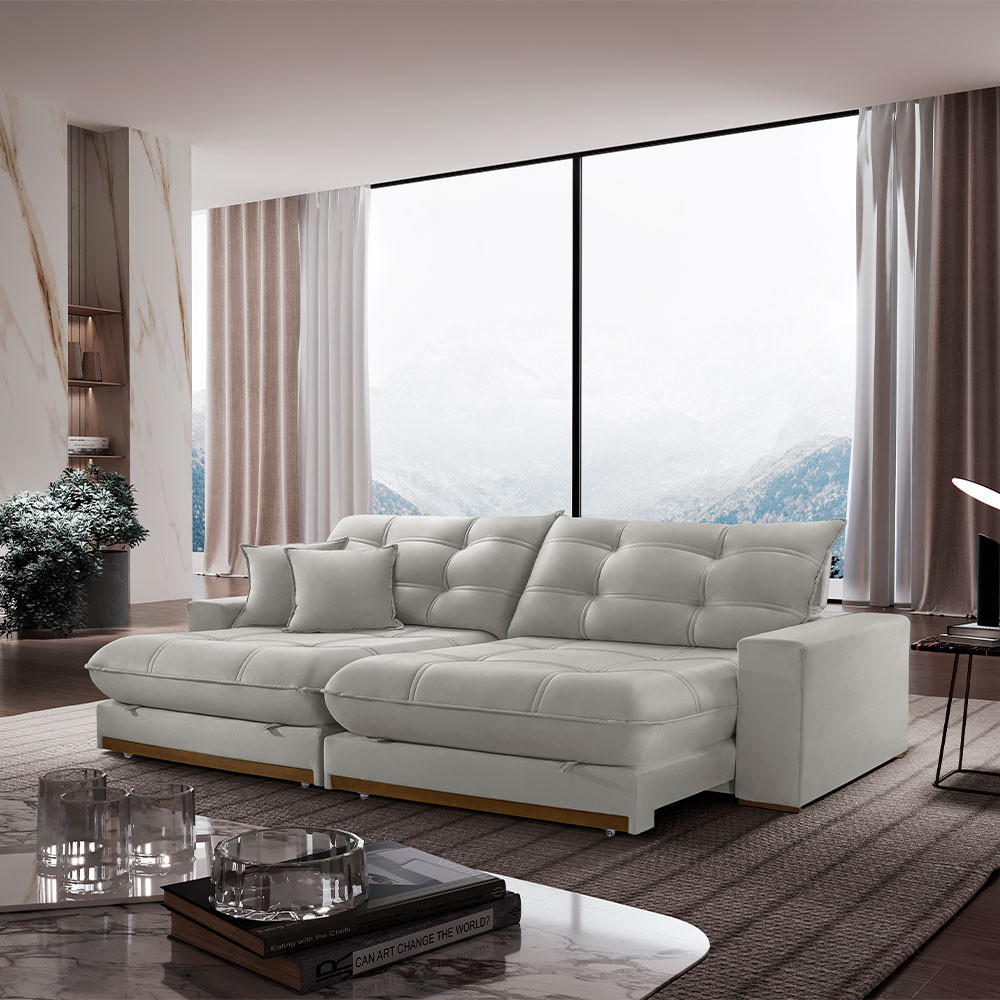 Sofá Duque Dois Módulos de 100cm B25cm Meu Sofá Online