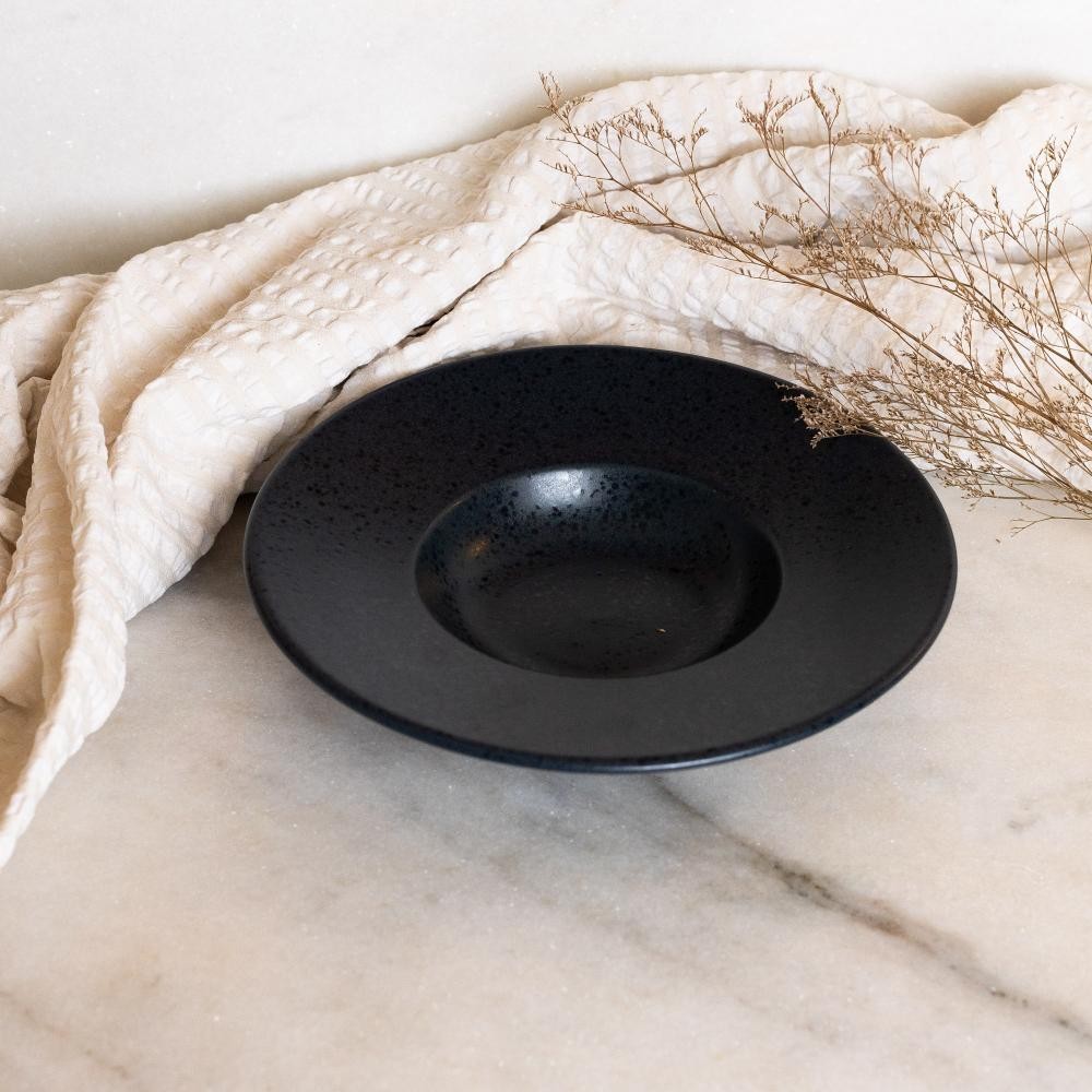 Prato para Risoto Wolff Mist de Cerâmica Azul Matte 26cm em Oferta na Shopee