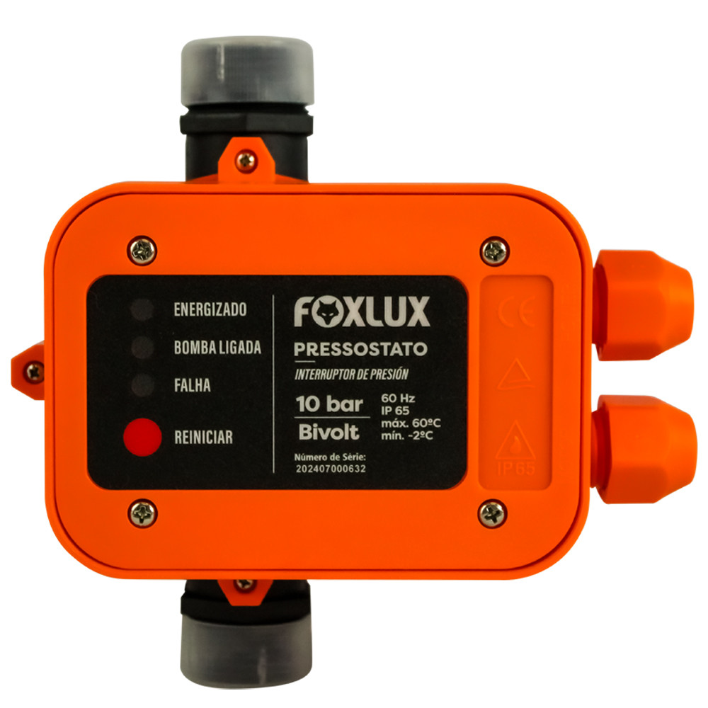 Pressostato Controlador Auto Pressão Foxlux - Home & Living