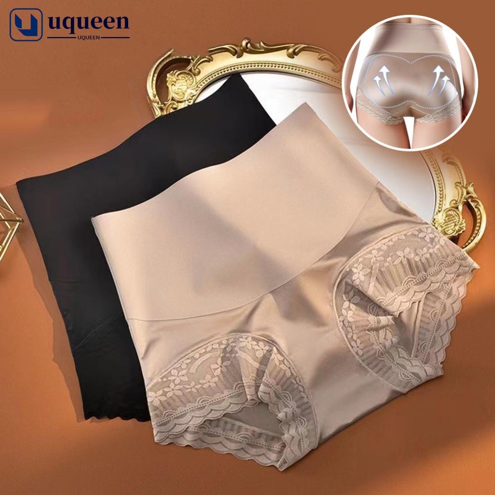 UQUEEN Sedoso Cintura Alta Shapewear Roupa Interior Respirável E Traceless Corpo Shaper Para Mulheres Calcinha De Levant