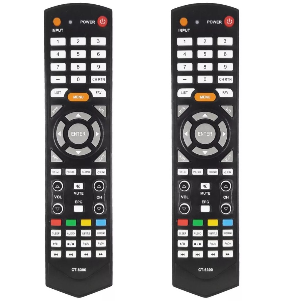 Kit 2 Controle Remoto Para TV SEMP TOSHIBA STI Smart LED LCD em Oferta na Shopee