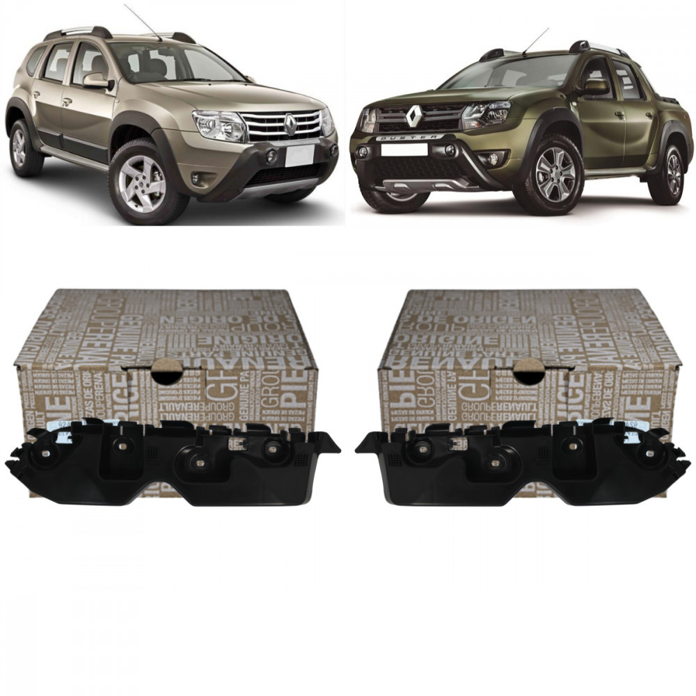 Suporte guia parachoque dianteiro direito esquerdo Duster Oroch - Spare Parts and Accessories for Vehicles