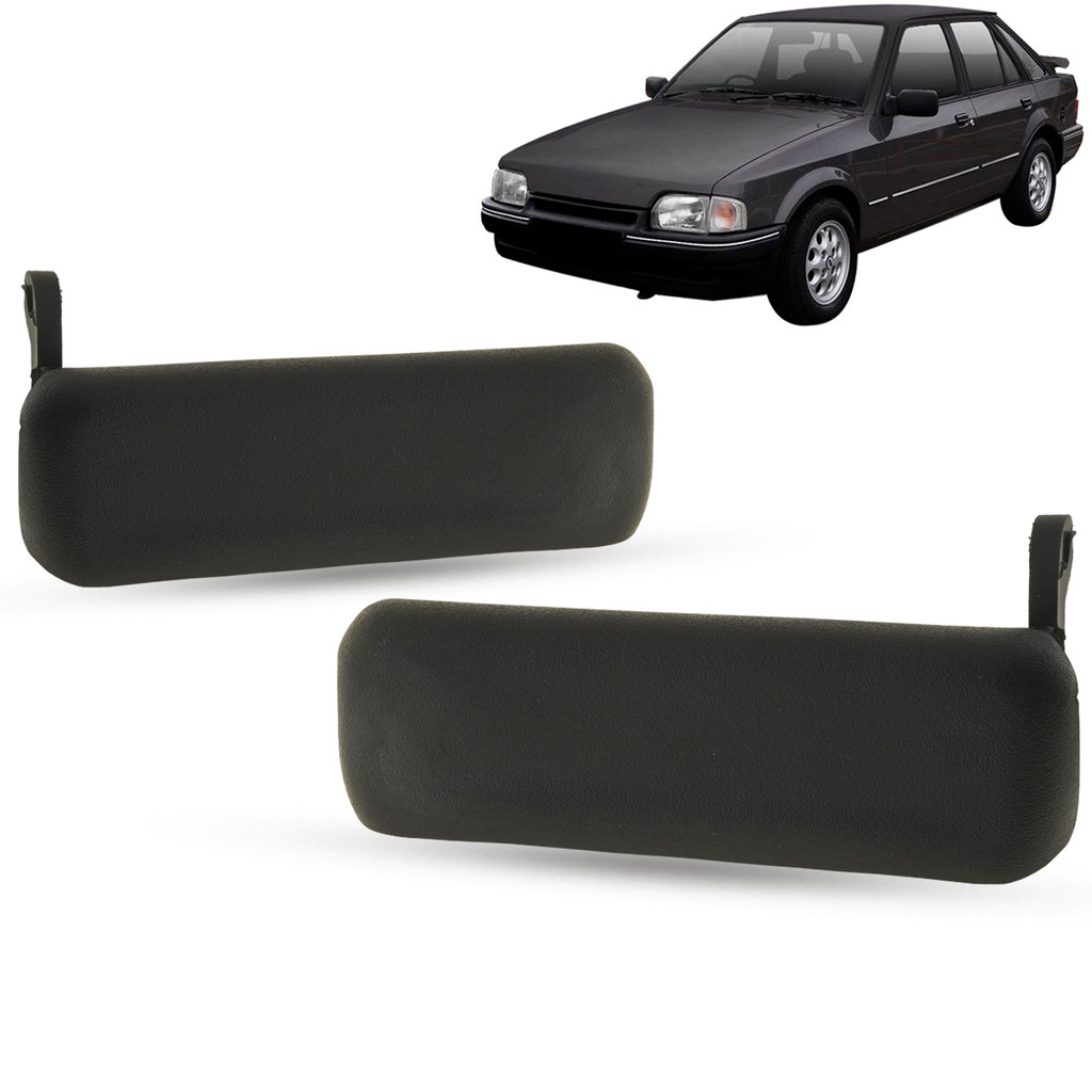 Par Maçaneta Externa Porta Dianteira Traseira Volkswagen Apollo 1990 a 1992 Ford Escort 1985 a 1996 Verona 1989 a 1996