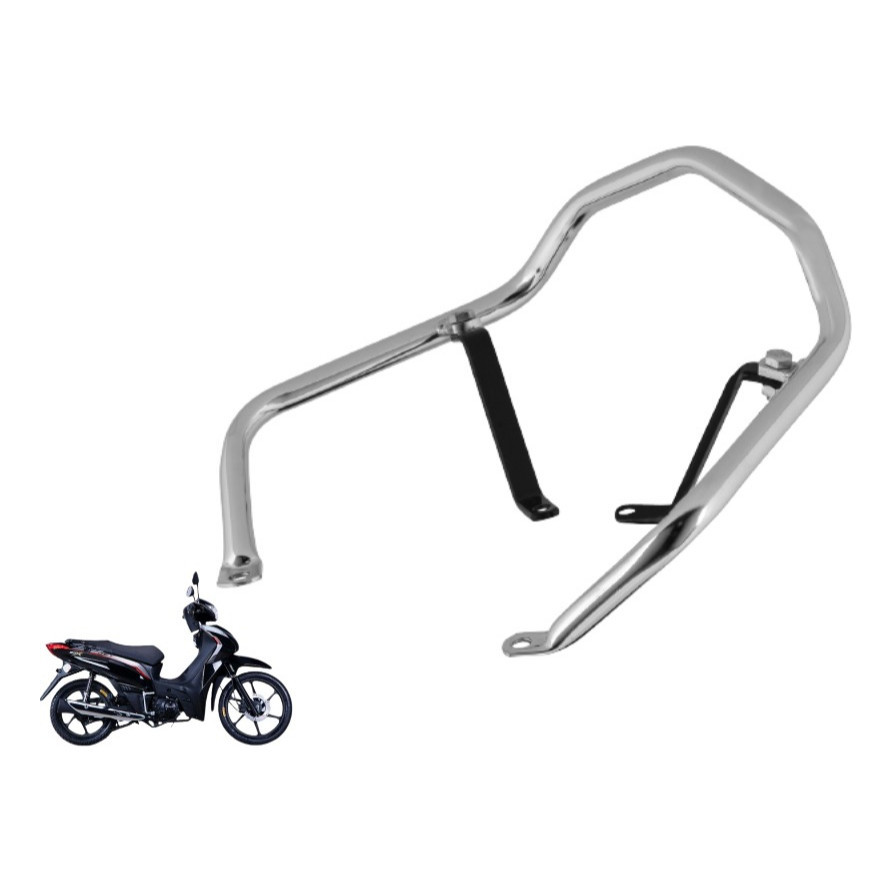 Alça Traseira Em Aço Modelo Arrow Moto Shineray Jet 49cc Pro Tork