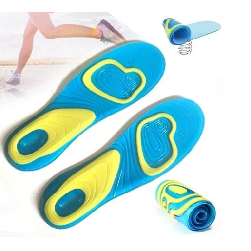 Palmilha Ortopedica Gel Silicone Anti Impacto Pés Sem Dor em Oferta na Shopee