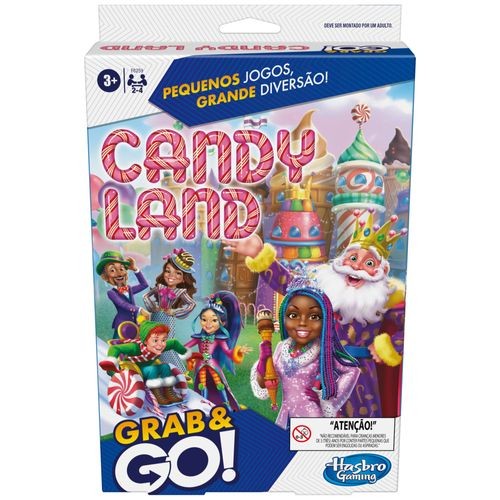 Jogo de tabuleiro Grab and Go Candy Land - Hasbro Gaming - Hobbies & Collections