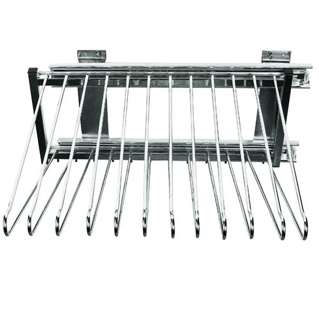 Calceiro Deslizante 12 Varetas Cromado Light Giosul em Oferta na Shopee