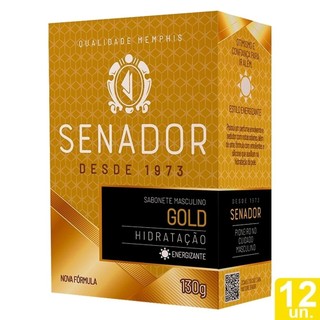 Sabonete Senador Gold 130g Embalagem com 12 Unidades em Oferta na Shopee