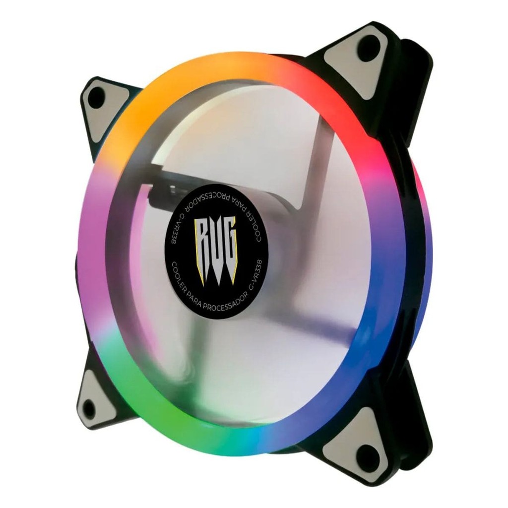Cooler Fan 120mm Com Led 1500RPM Gabinete G-VR338 Revenger