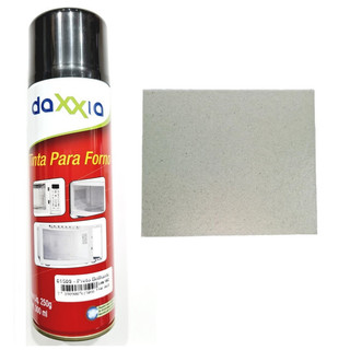 Kit Tinta Preta  Para Forno Microondas + Mica Tampa Guia de Onda Universal