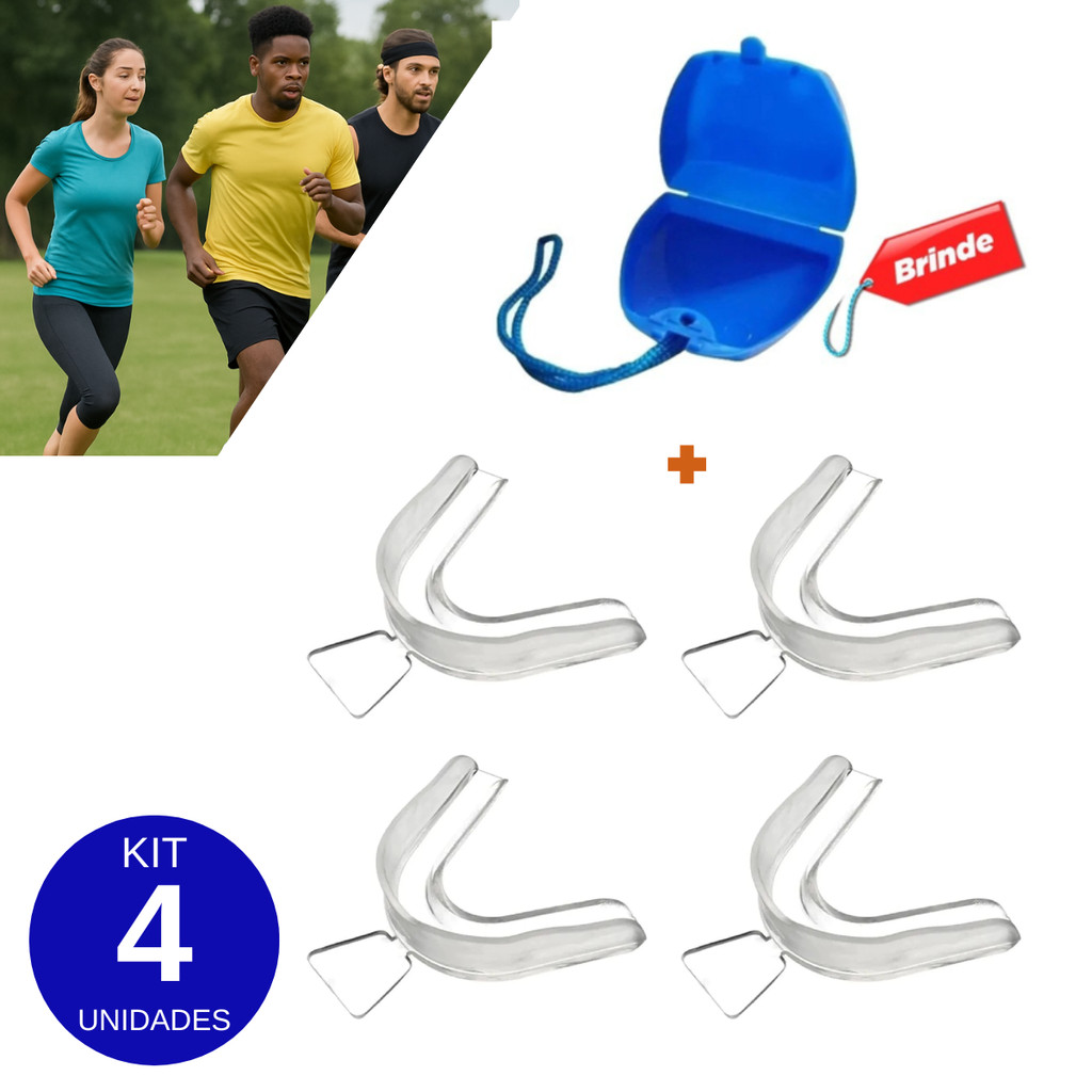 Protetor Bucal Moldável para os dentes Prática de Esportes em Oferta na Shopee