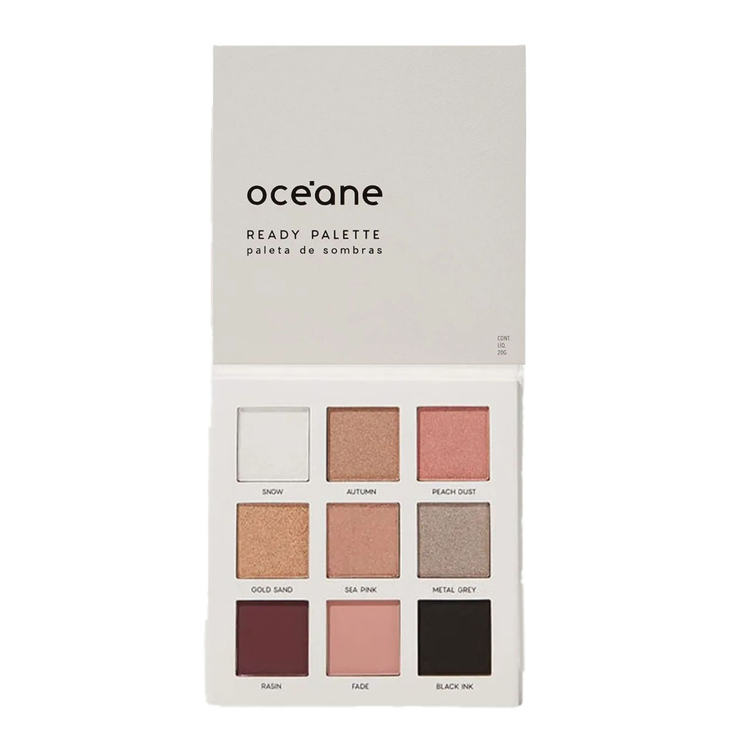 Paleta de Sombras Oceane Limited Ready Pallete 20g em Oferta na Shopee