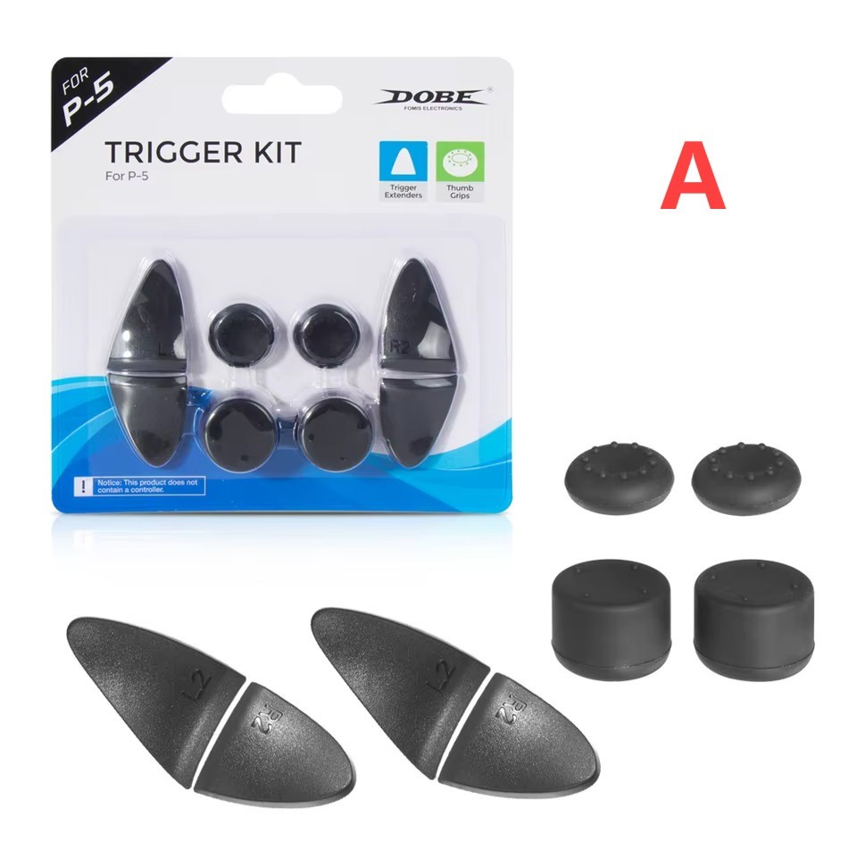 Tampa de aperto para polegar superior, capa para joystick r2 l2, botão extensor de gatilho para Ps5, capa de controle em Oferta na Shopee