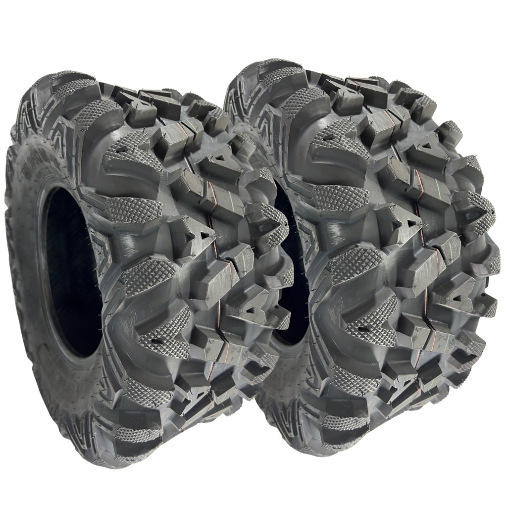 KIT 02 PNEUS 24X10-11 SPEEDMAX SMX033 QUADRICICLO FOURTRAX 420 PNEUS TRASEIROS SEM CAMARA