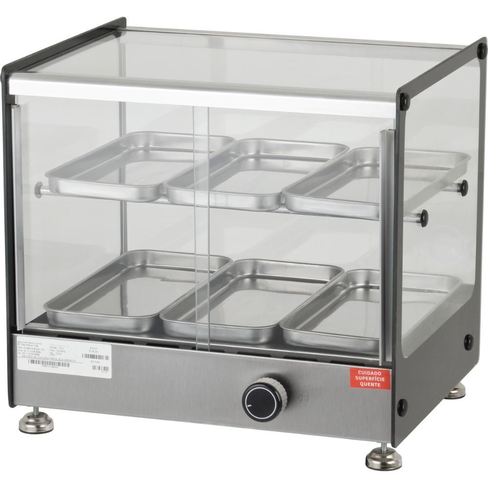 Estufa para Salgados 6 Bandejas Dupla Marchesoni Linha Ônix Inox 127V - EF.8.261 em Oferta na Shopee
